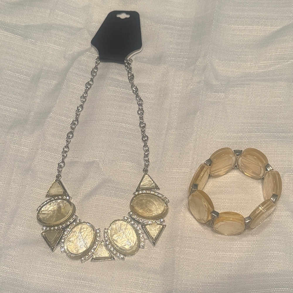Gold and Silver Chain Bracelet